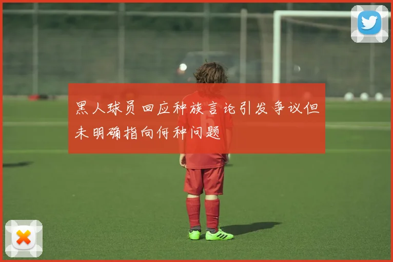 黑人球员回应种族言论引发争议但未明确指向何种问题